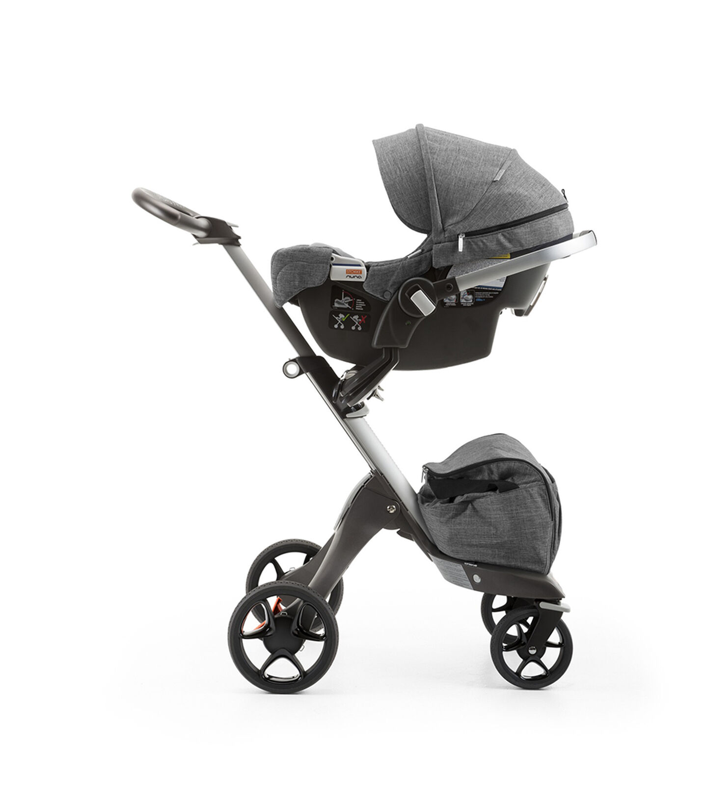 Stokke 174 Pipa By Nuna 174 Black Car Seat Black Melange